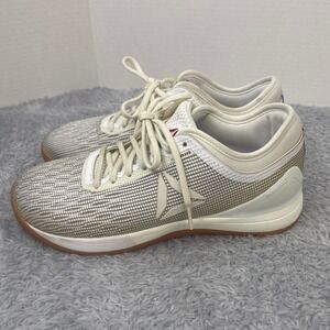 Reebok Nano 8 CrossFit Womens 8.5 White Gum Flexweave Training Shoes CN1039